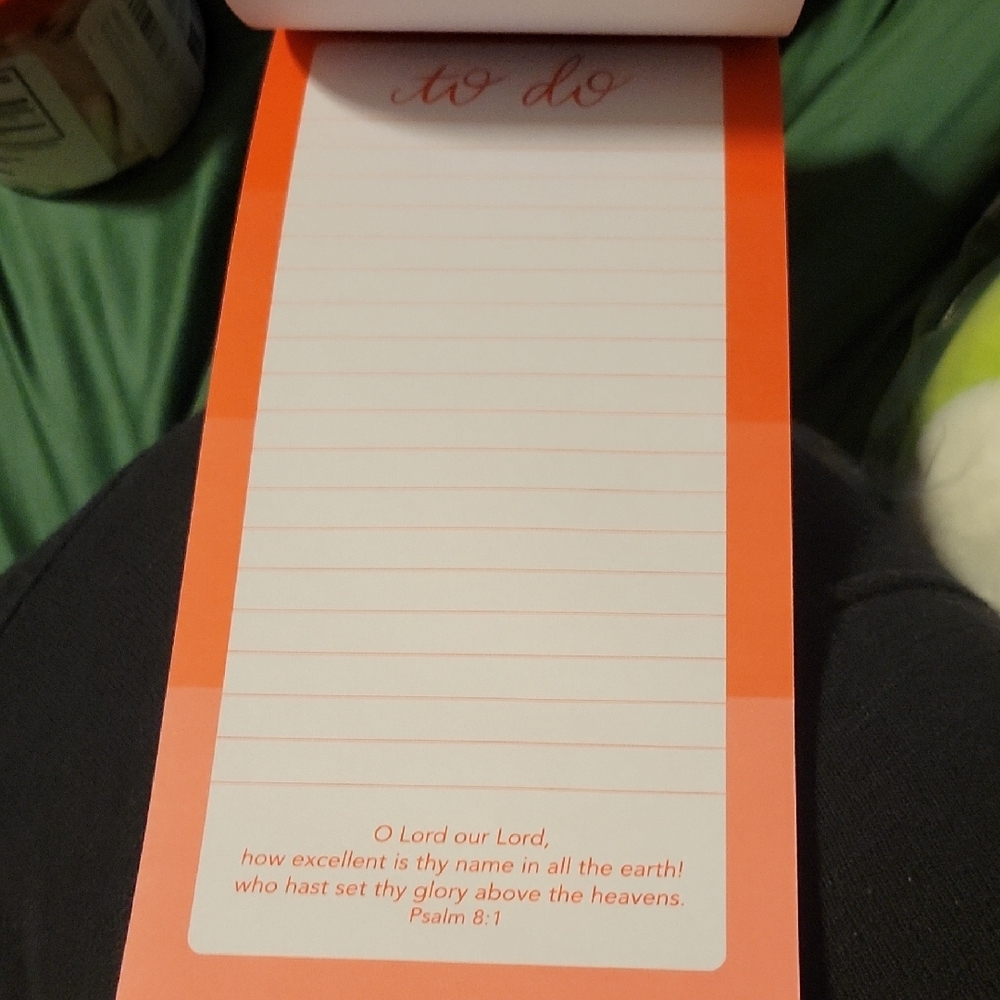 Religious Inspirational To-Do List Notepad, Bundle Add-On Only - Picture 6 of 7